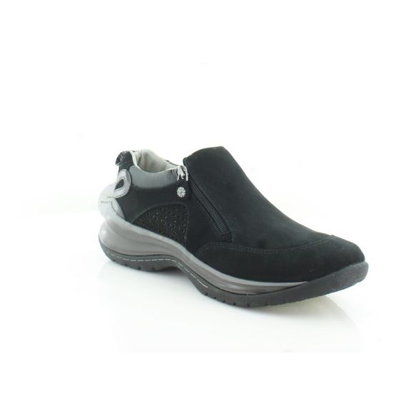 Jambu Women's Cecilia Slip-On Boot - Water-Resistant Ankle Boot With Memory Foam (Black)
